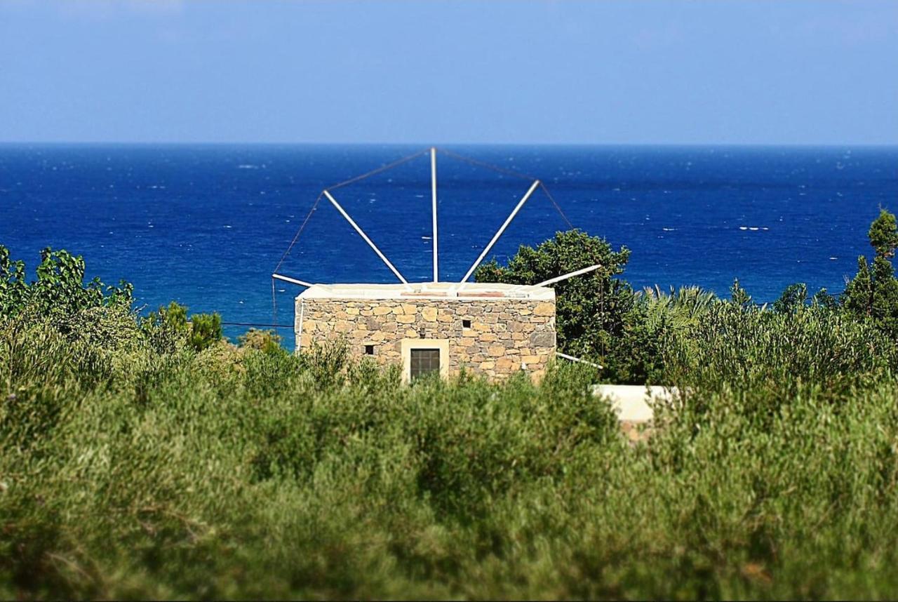 Вилла Authentic Cretan Stone Windmill Сития Экстерьер фото