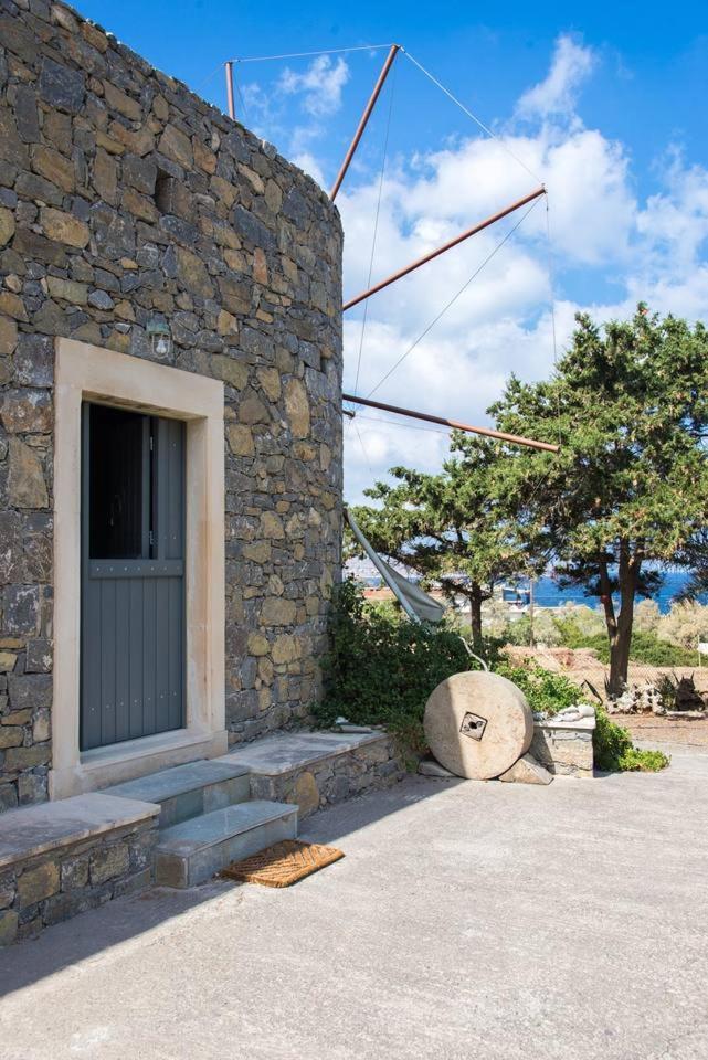 Вилла Authentic Cretan Stone Windmill Сития Экстерьер фото