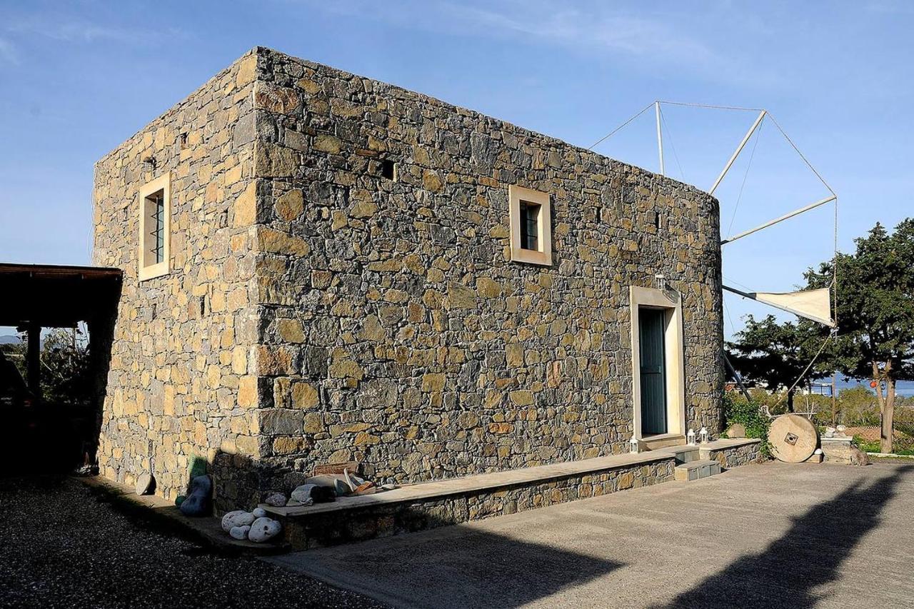 Вилла Authentic Cretan Stone Windmill Сития Экстерьер фото