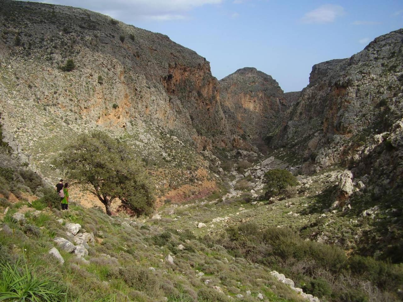 Вилла Authentic Cretan Stone Windmill Сития Экстерьер фото