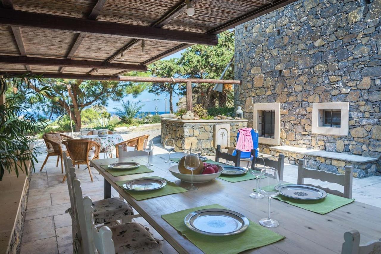 Вилла Authentic Cretan Stone Windmill Сития Экстерьер фото